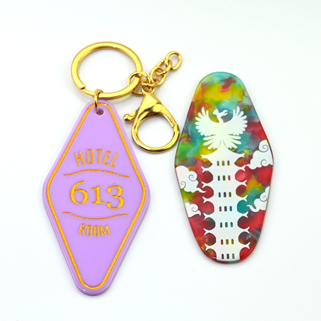 Profession Design Logo Acrylic Key Chain Custom Keyring For Keys