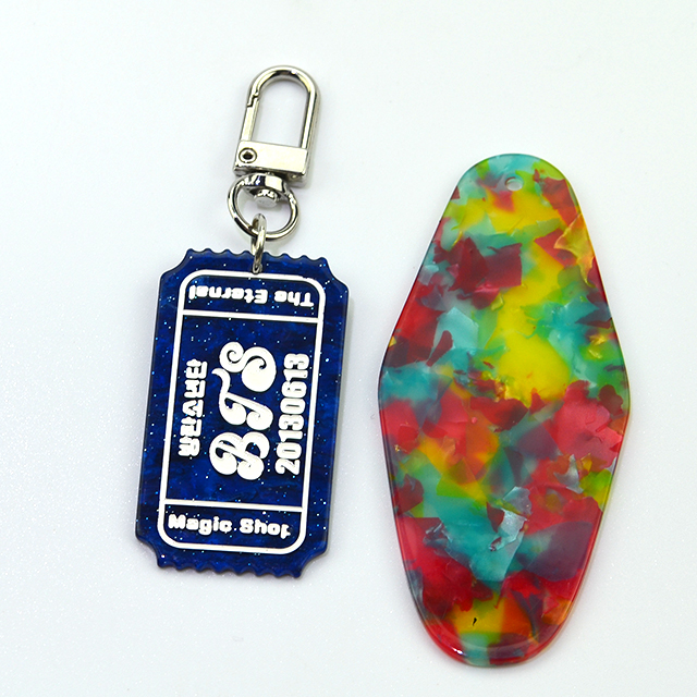 Profession Design Logo Acrylic Key Chain Custom Keyring For Keys