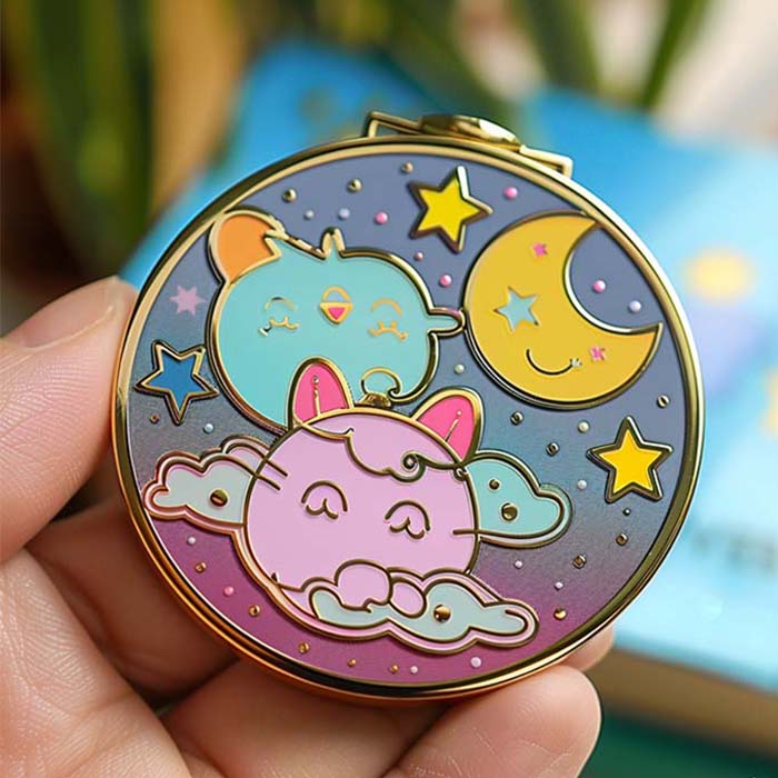 Wholesale Custom Logo Branding Pin Hard Enamel Pins Custom Shape