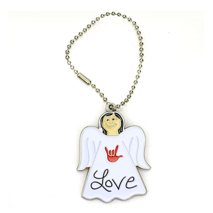 Custom 2D 3D Logo Anime Key Tag Chain Metal Promotional Keychain