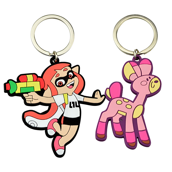 Wholesale Custom Logo Rubber Keychains China Round Pvc Keychain