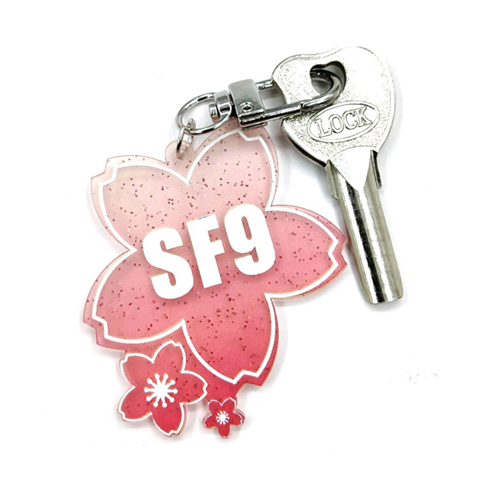 Custom Print Logo Acrylic Keychain Make Your Own Logo Epoxy For Keys