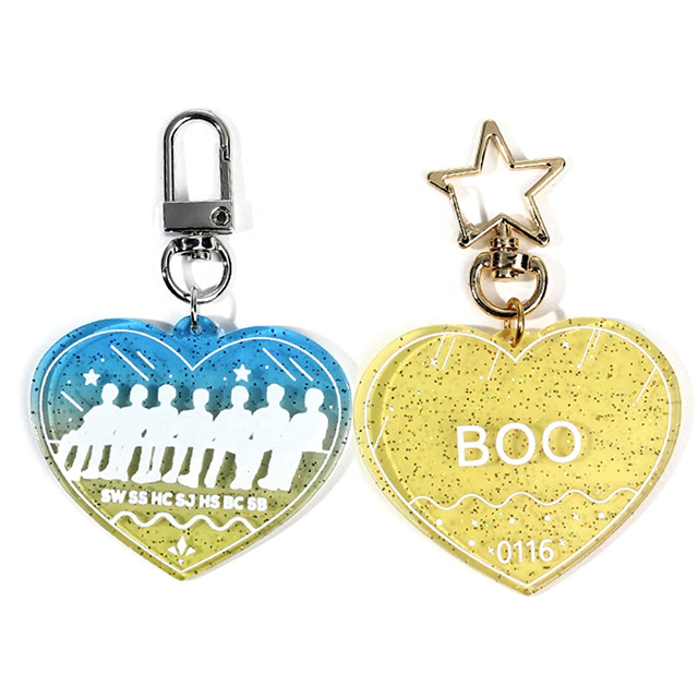 Custom Print Logo Acrylic Keychain Make Your Own Logo Epoxy For Keys