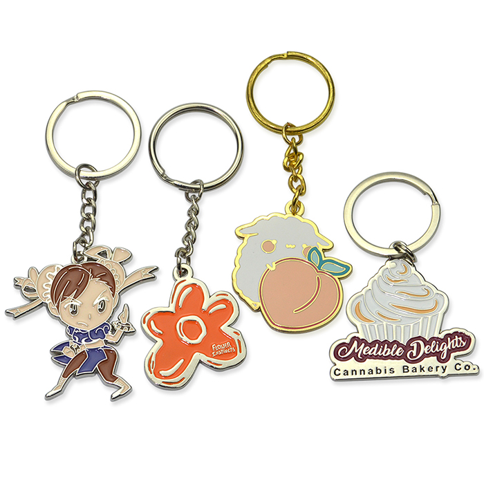 Wholesale Manufacturer Custom Enamel Key Chain New Keychain 2024