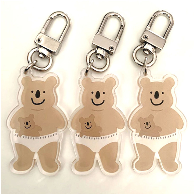High Quality Custom Cute Anime Keychains Sublimation Keyring