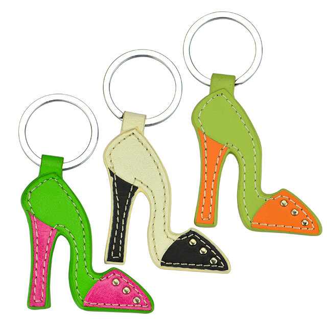 Customized High Quality PU Leather Key Chains Premium Keyring Women Gifts