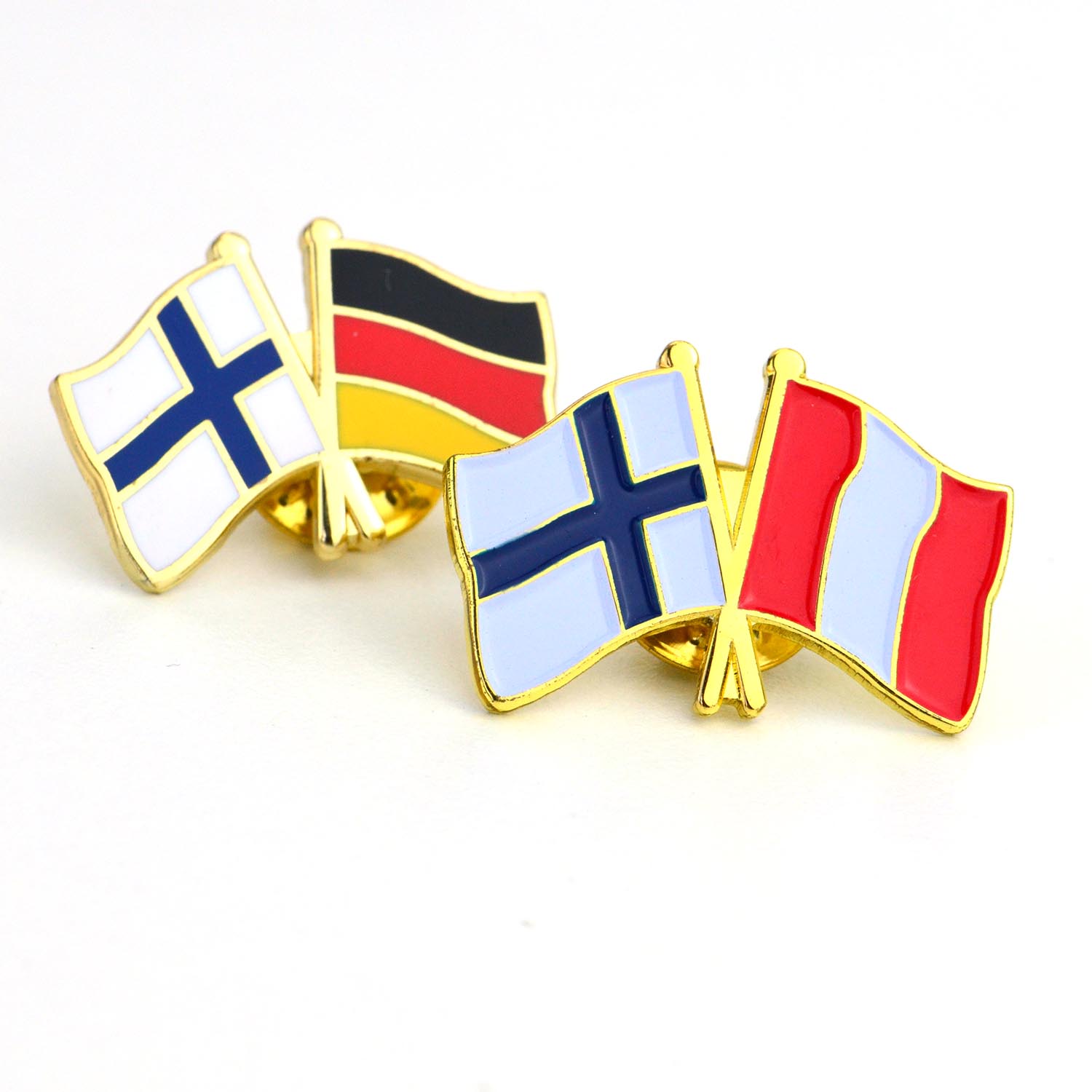 Factory Custom Various Metal Flag Lapel Pins Badges National Emblem Brooch