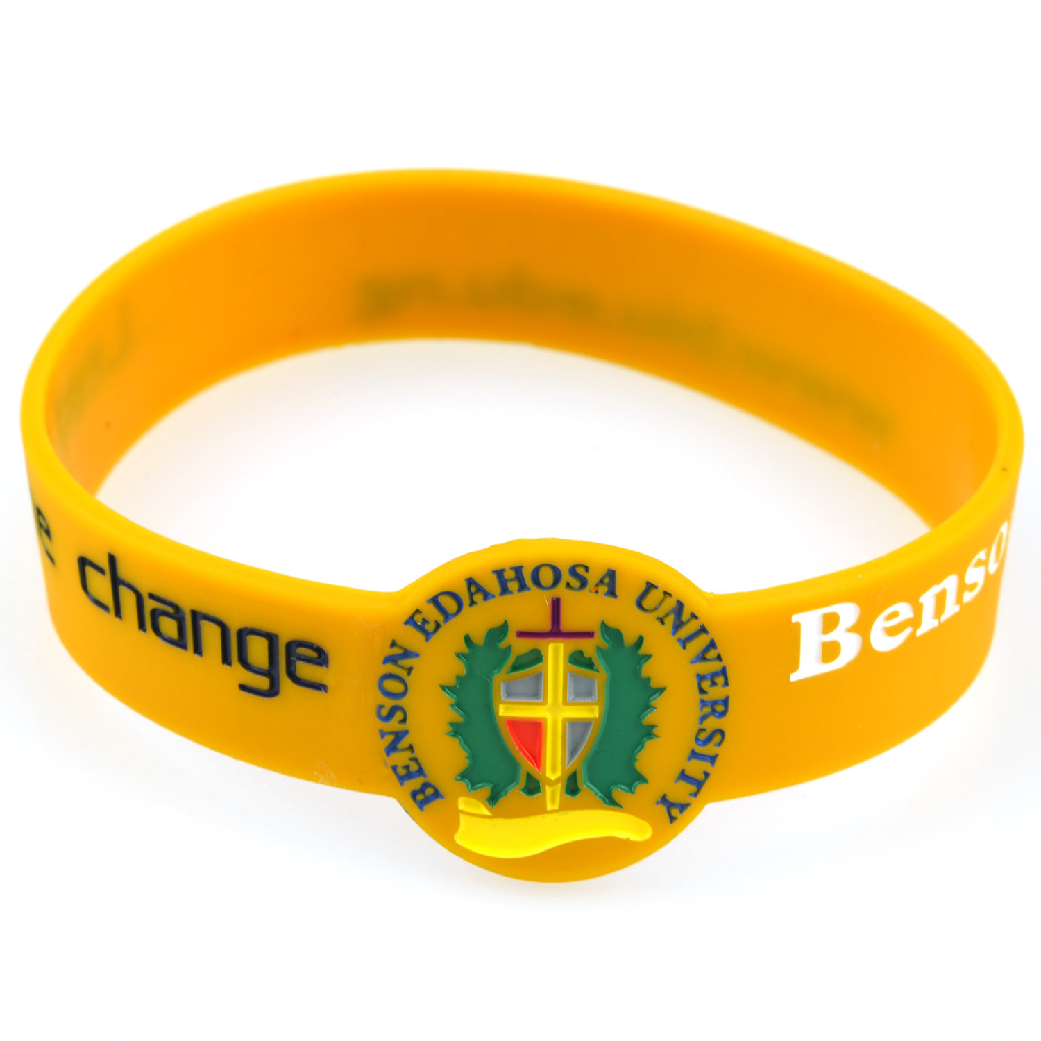 Wholesale High Quality Custom Logo Rubber Wristband Silicone Bracelet