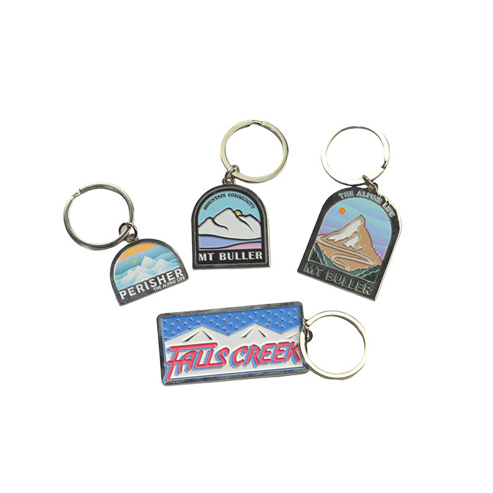 Personalized Custom Metal Keychain Designed Your Logo Key Chain Promotional Keyring