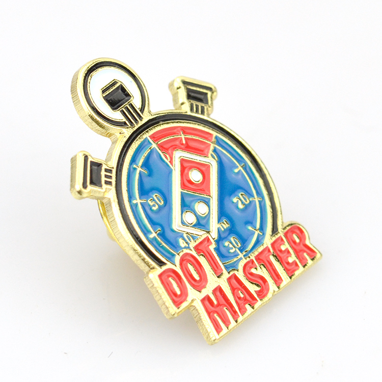 High Quality Souvenir Custom Logo Metal Hard Enamel Badge Fashion Decorative Lapel Pins For Clothes