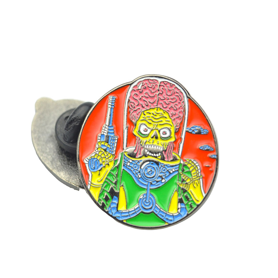 Factory Wholesale Lapel Pins Custom Anime Cartoon Hat Badge Design logo Hard Enamel Pin