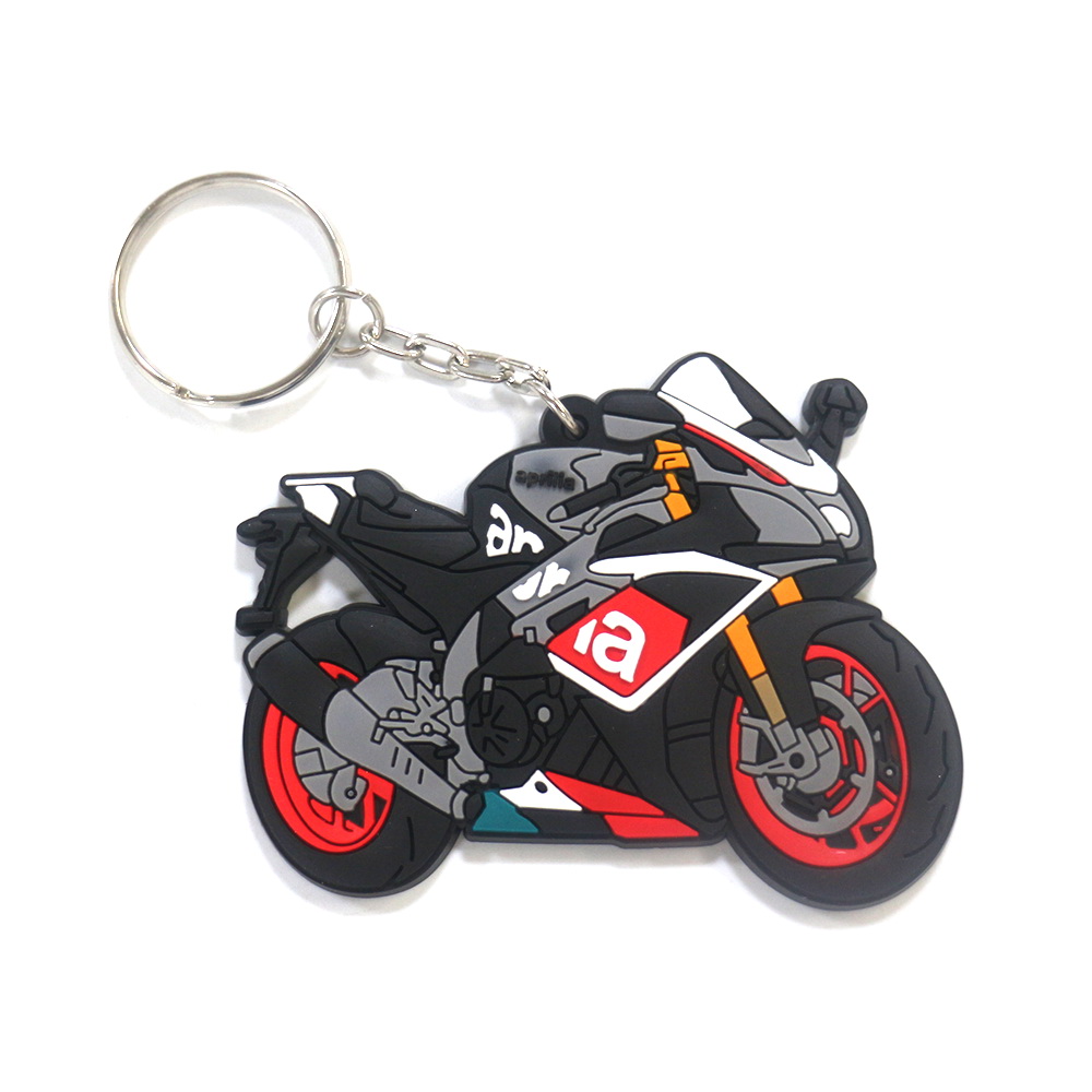 OEM Custom Logo Promotional Keychains Soft 2D 3D PVC Keychain Motorcycle Rubber Key Chain