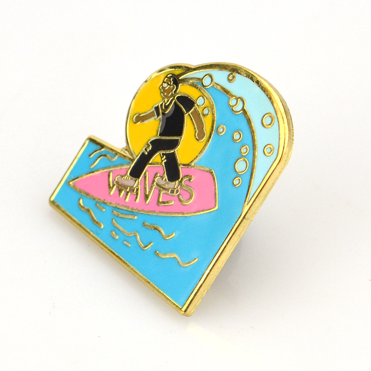 High Quality Customized Cute Badge Design Personalized Logo Soft Enamel Lapel Pin Custom Pins No Minimum