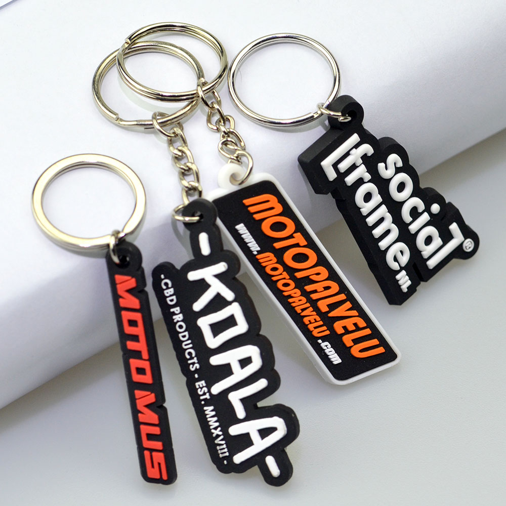 Cheap Wholesale Promotional Customizable Promotional Business Gift PVC Keychain
