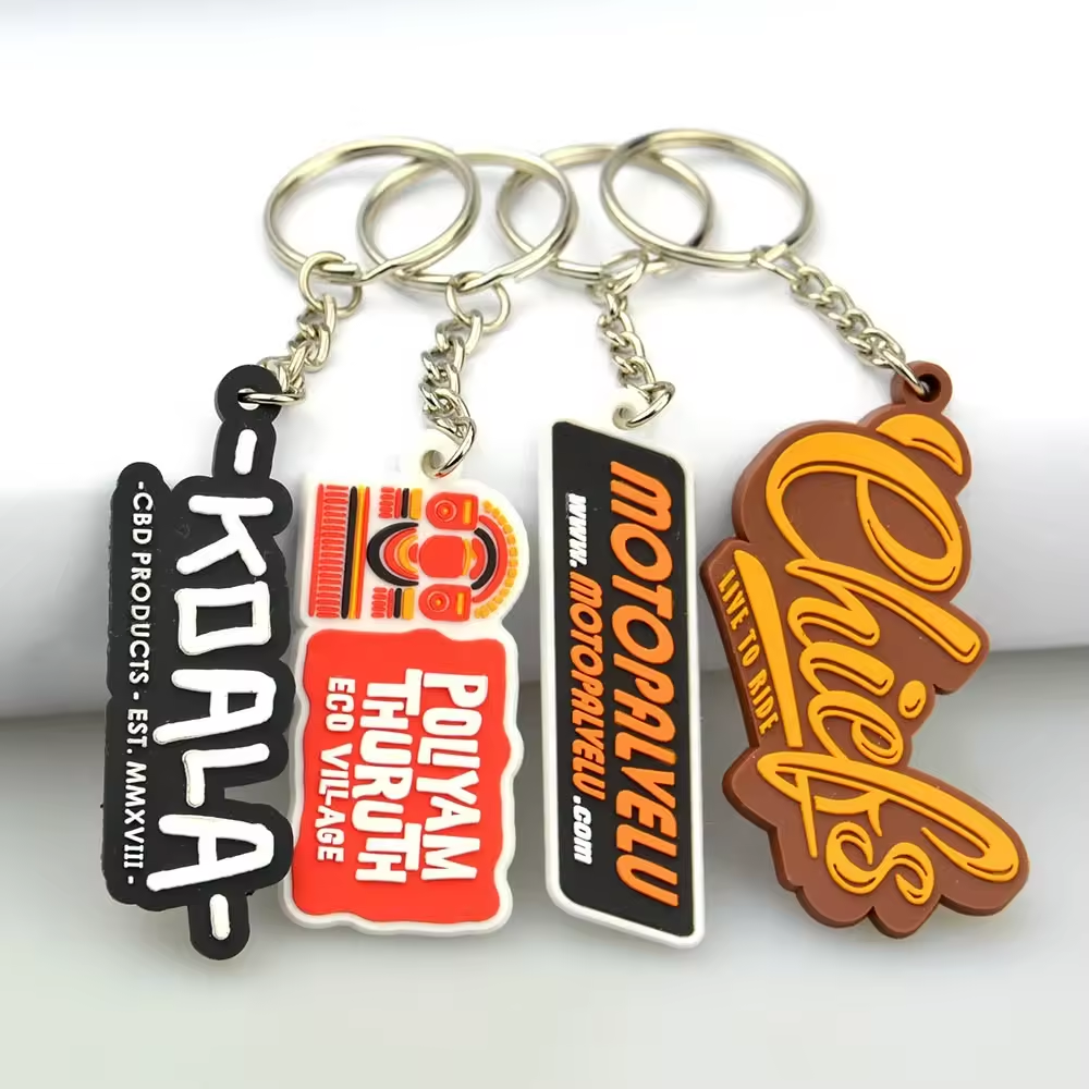 Cheap Wholesale Promotional Customizable Promotional Business Gift PVC Keychain