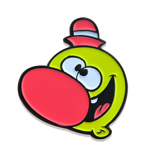 Factory Custom Logo Printed School Safety Pins Badge Free Sample Cartoon Animal Pins