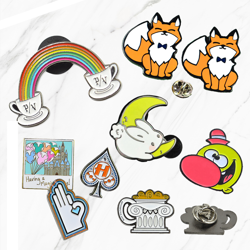High Quality Wholesale Cartoon Enamel Pins Custom Carved Horror Theme Pins for Souvenirs