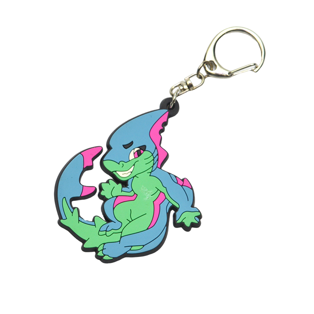 High Quality Custom 3D Rubber Keychain PVC Keyrings Anime Promotional Key Chain