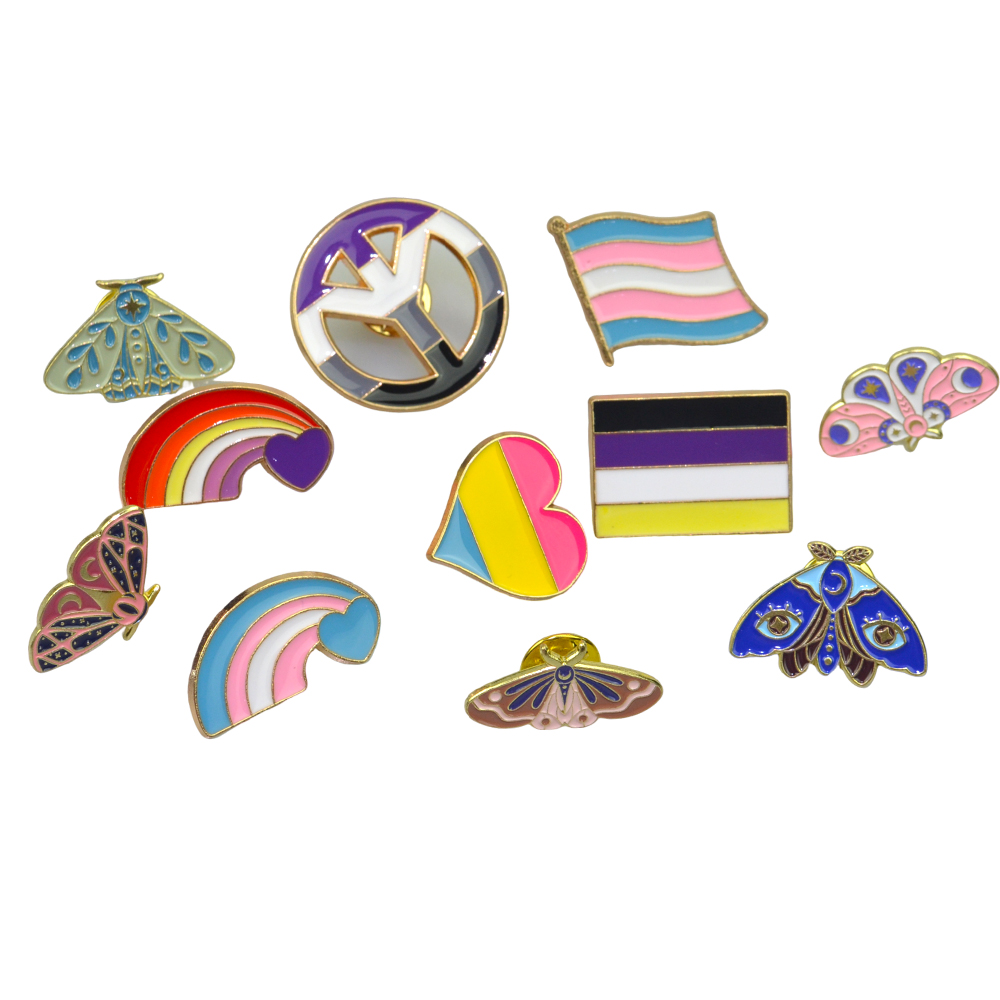 High Quality Customized Logo Metal Badges Plated Enamel Pins for Advertising and Souvenirs Wholesale