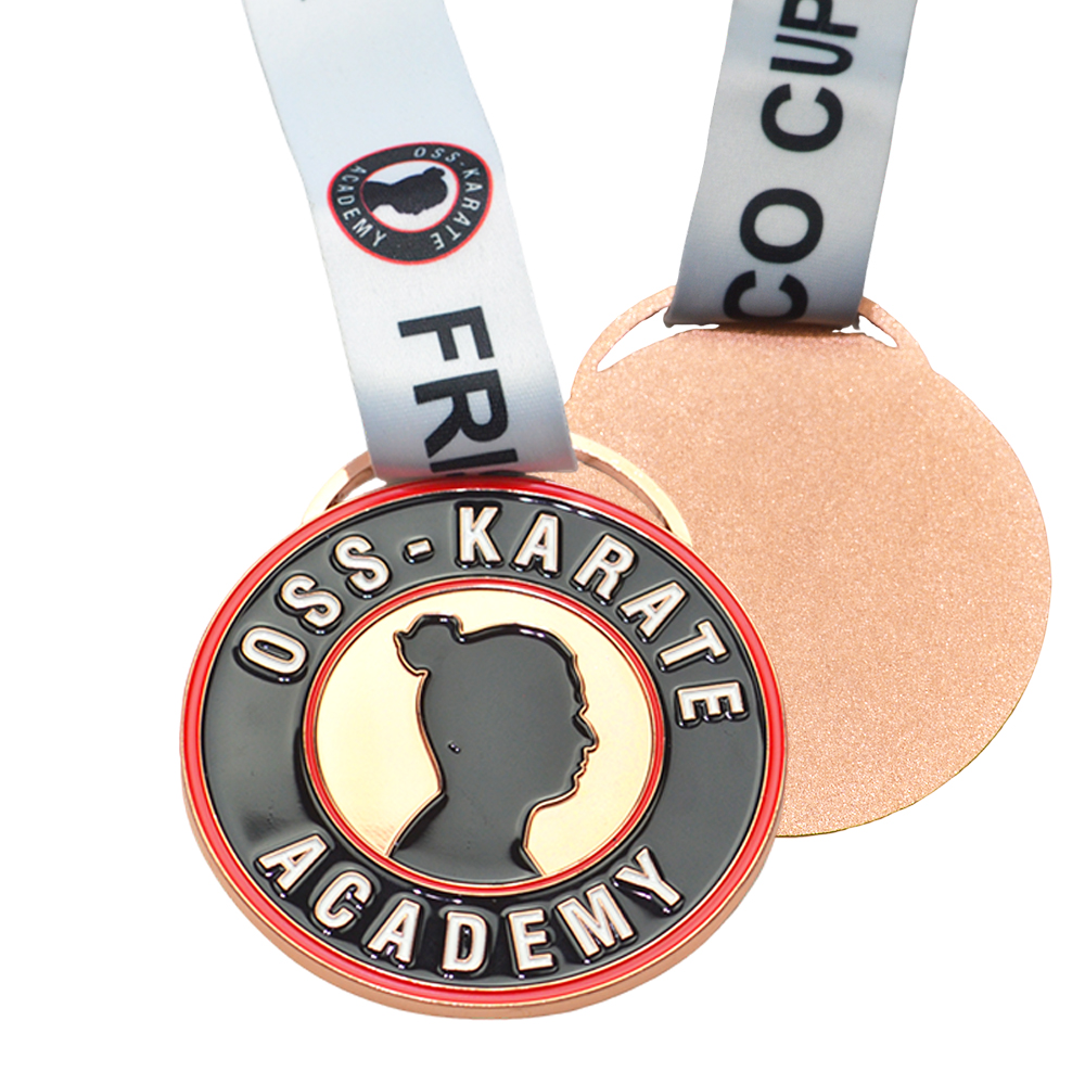 Personalized Customizable Logo Awards Blank Metal Medallion Trophies Sports Award Medals Engraved Die Casting