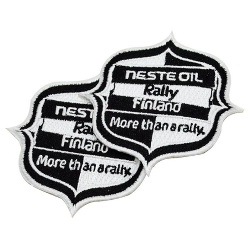 Free Sample Custom Embroidered Chenille Patches Handmade 2D Alphabet Letter Patches Lace Merrow Wholesale Custom Cartoon