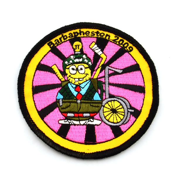Free Sample Custom Embroidered Chenille Patches Handmade 2D Alphabet Letter Patches Lace Merrow Wholesale Custom Cartoon