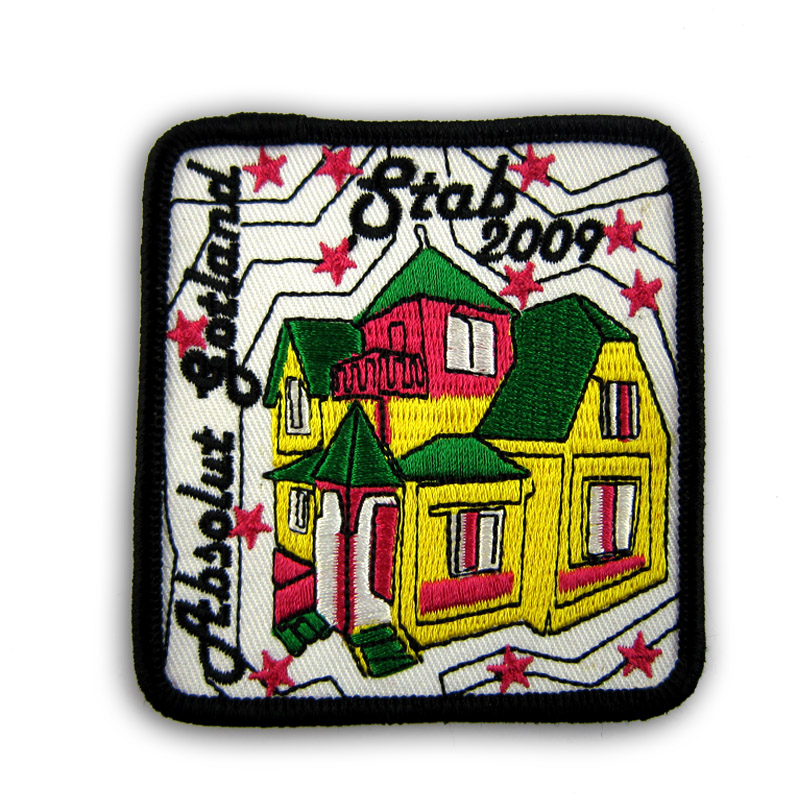 Free Sample Custom Embroidered Chenille Patches Wholesale Custom Cartoon Badge