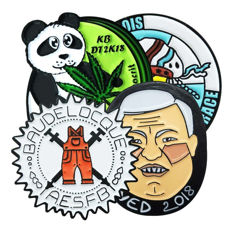 Wholesale Badge Maker Gold Plated Customized Cute Enamel Pins Metal Emblem Custom Logo Enamel Lapel Pin Badges Metal Crafts