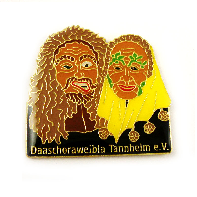 High Quality Souvenir Custom Logo Metal Hard Enamel Badge Fashion Jersey Decorative Lapel Pins for Clothes