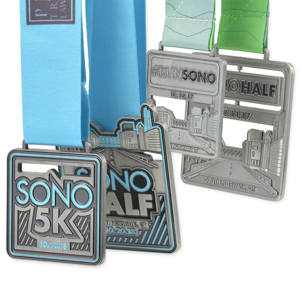 Factory Manufacturer Custom Free Design 3D Metal Medal Gymnastics Dance Cheer Cheerleading Medals With Ribbons