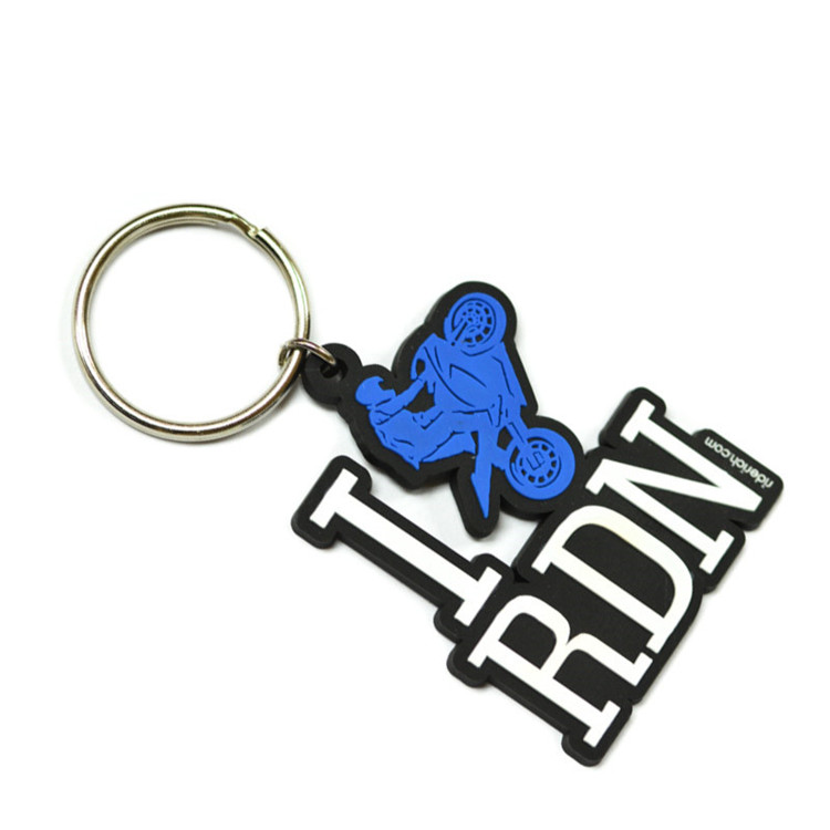 Custom 2d Soft Pvc Keychain Key Chain logo Soft Rubber Keychains Silicone Keyring Rubber Personalized 3d Customized KEY CHAIN