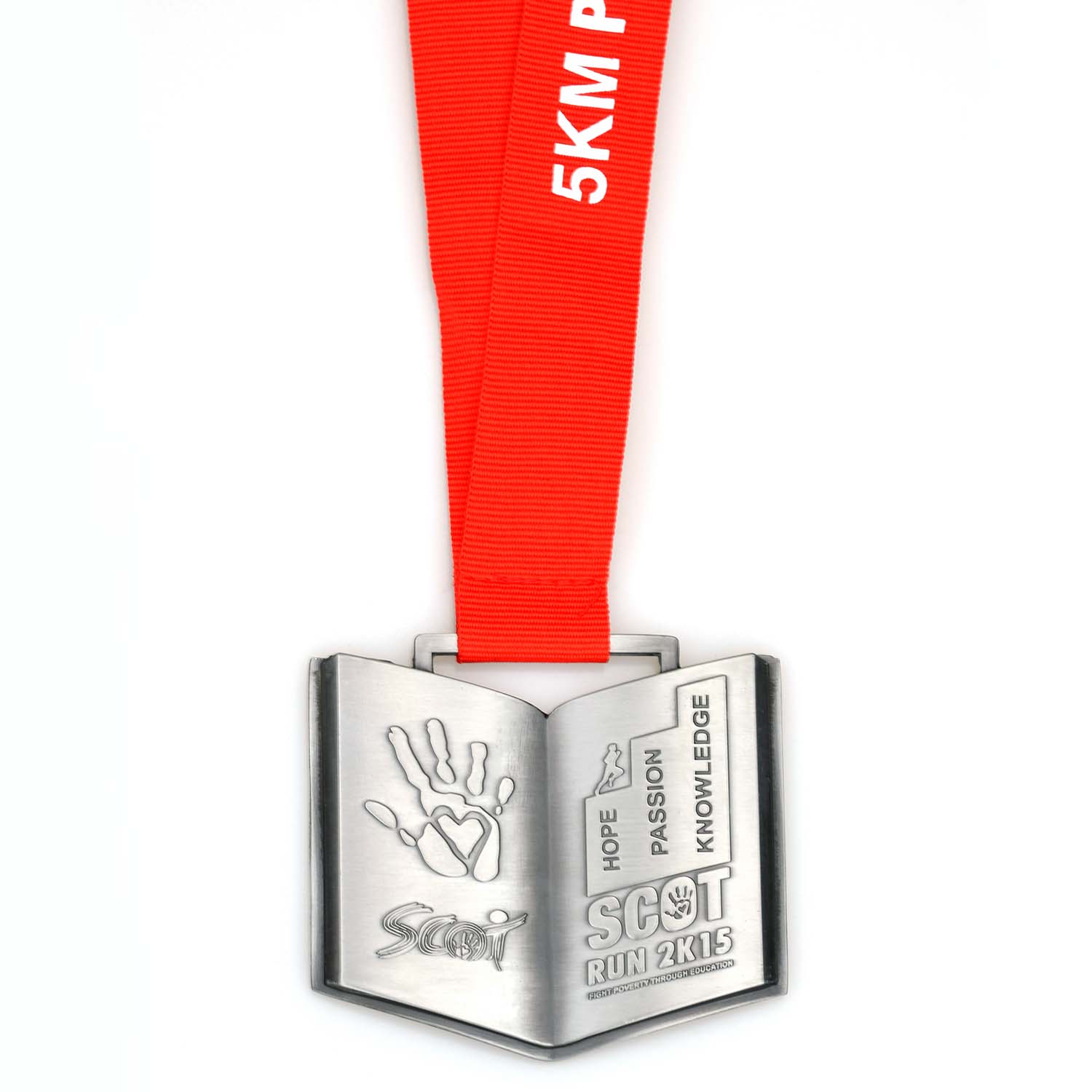 Customized Logo Metal Blank Medal with Red White Blue Ribbon Sports Awards Medals Metal Die-Cast Souvenir
