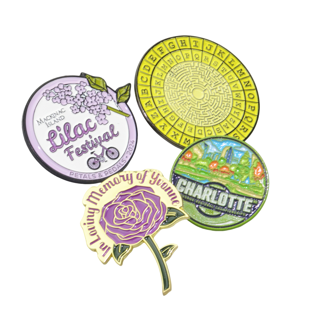 Wholesale Custom Your Own Design Souvenir Iron Metal Enamel Brooch Lapel Pin Badge