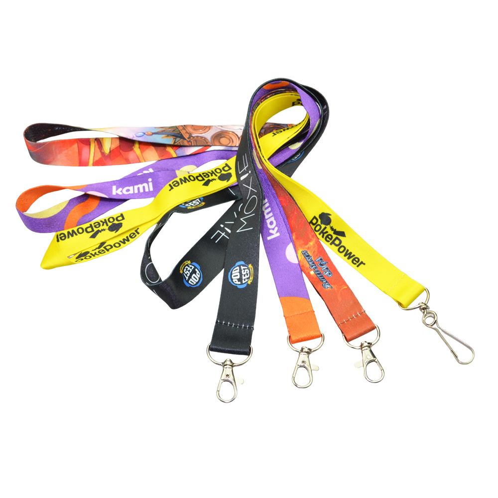 Custom Lobster Carabiner Keychain Stainless Steel Safety Short Lanyard with Polyester Clip Snap Hook Metal Easy Use Durability