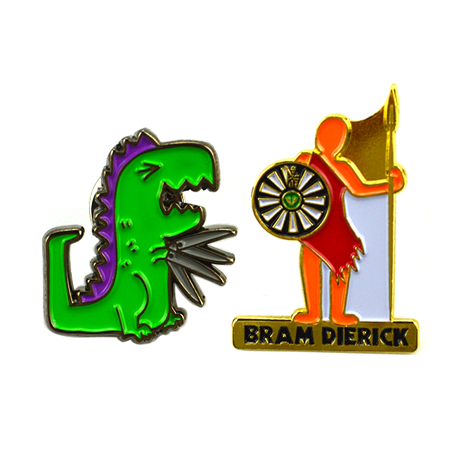 High Quality Custom Logo Metal Enamel Pins Cartoon Anime Shaped Printed Pin for Backpack