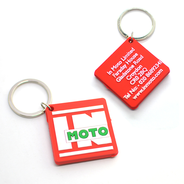 Custom Logo PVC & Rubber Keychains with Iron Metal Micro Injection/UV Printing