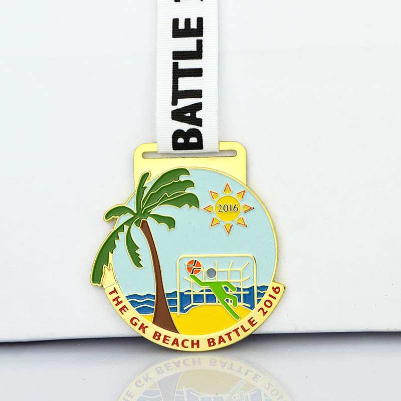 Manufacturer Free Sample Custom Logo Metal Sports Medals Champions Awards with Ribbon Graduation Souvenir Gifts