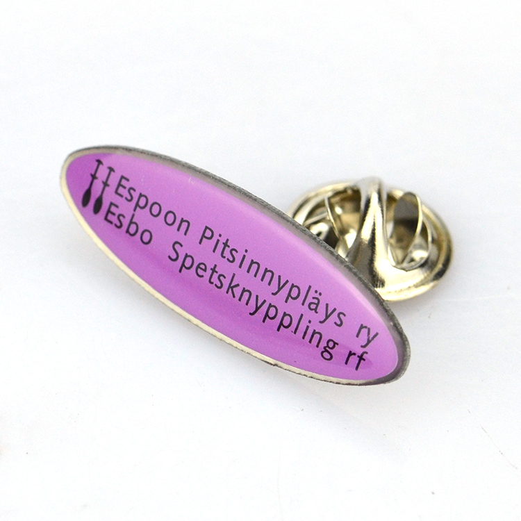 Manufacturer Metal Enamel Pins Custom Shaped Cartoon Anime UV Printed Die Struck Pin