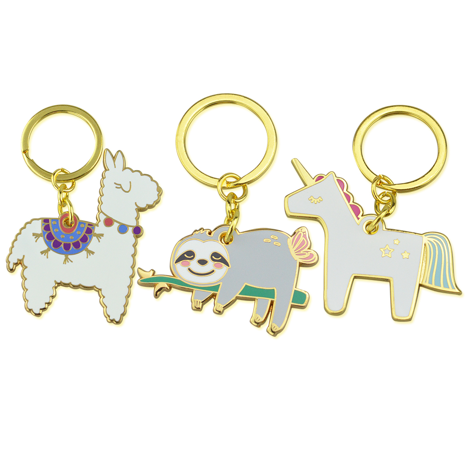 Promotional Keyrings Custom Business Zinc Alloy Keychains Customized Your Logo Portable Metal Keychain