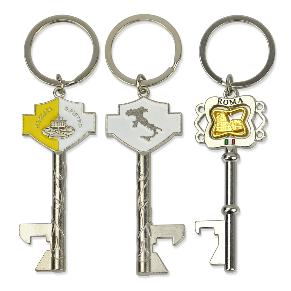 OEM Manufacturer Custom Logo 2D/3D Metal Keychain Portable Letterpress Printed Keychains