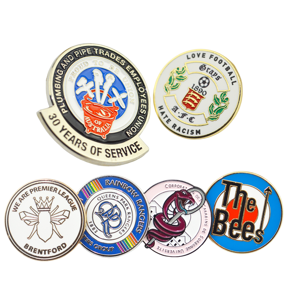 High Quality Iron Metal Crafts Hard Enamel Pin Customized Cartoon Pins with Printing for Business Gifts and Souvenirs