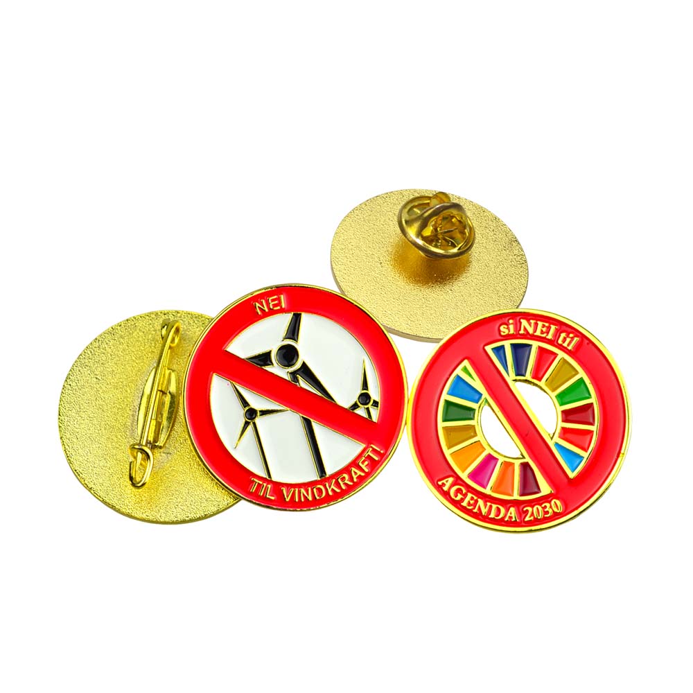 Metal Crafts Factory Stamp Pin Anime Custom Logo Design Metal Badges Cute Hard Soft Enamel Lapel Pins