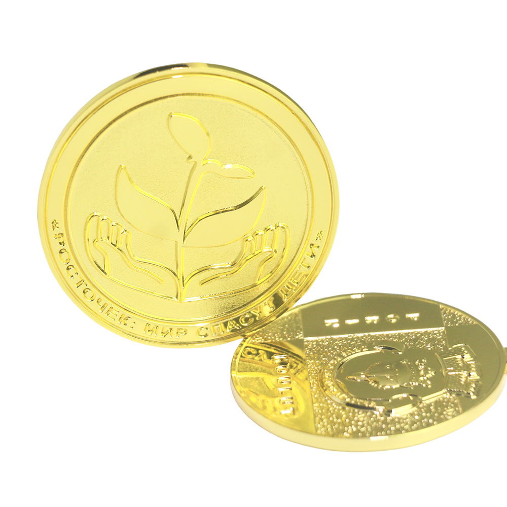 Fast Delivery Custom Competition Commemorative Coin Antique Gold Plated Souvenir Hollow Challenge Coin Souvenir