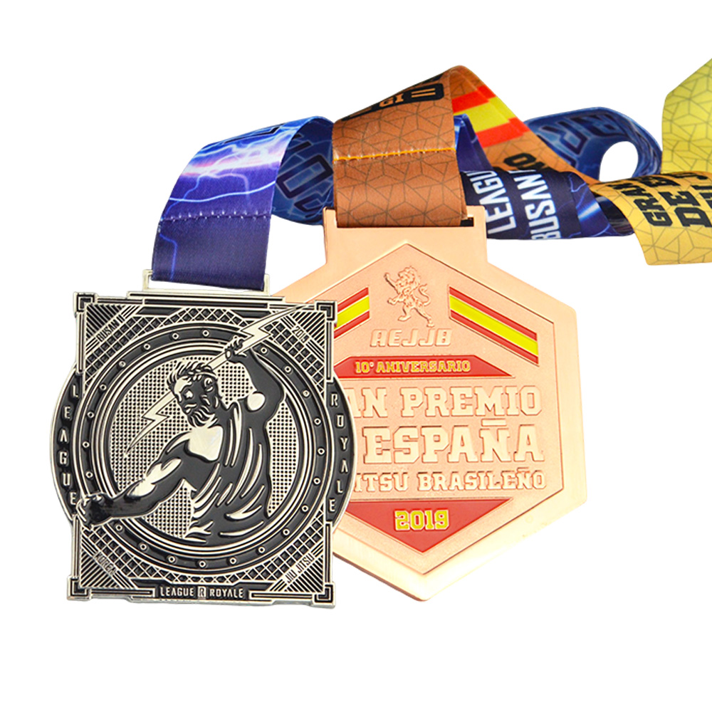 OEM Zinc Alloy Metal Sport Medal Taekwondo Karate Judo Running Football Bespoke 2D 3D Award Personalized Medals