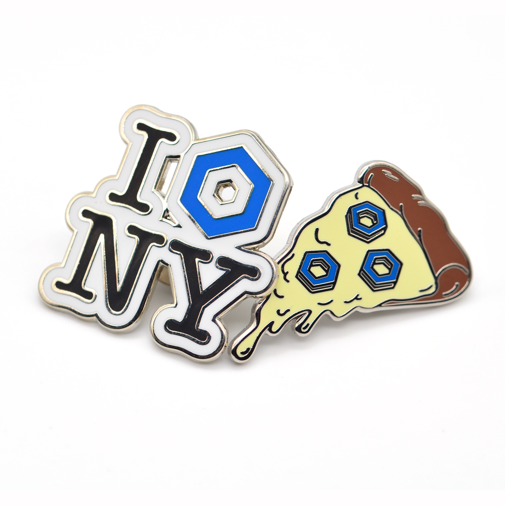 Manufacturing New Products Wholesale Adorable Enamel Pin Animal Badge Metal Crafts Glitter Lapel Pins