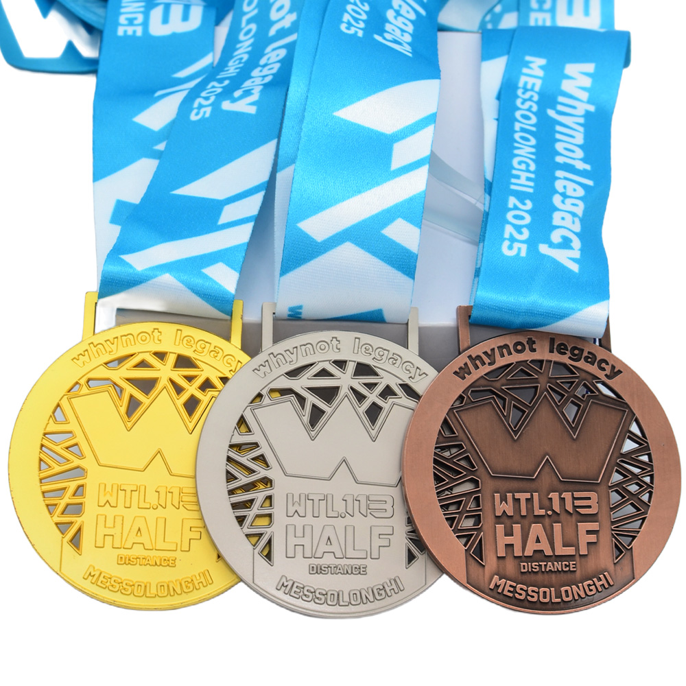 Wholesale Customized Logo Casting Metal Sports Medals with Fashion Design for Men and Women