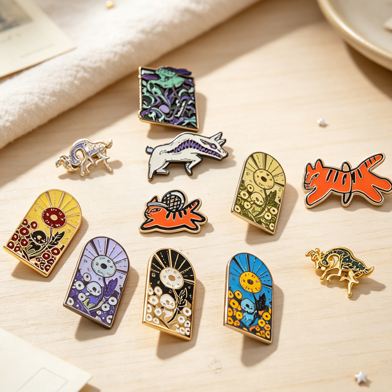Oem Odm No Minimum Bulk Wholesale Manufacturers Design Cartoon Anime Soft Hard Metal Crafts Lapel Pins Custom Badges Enamel Pins