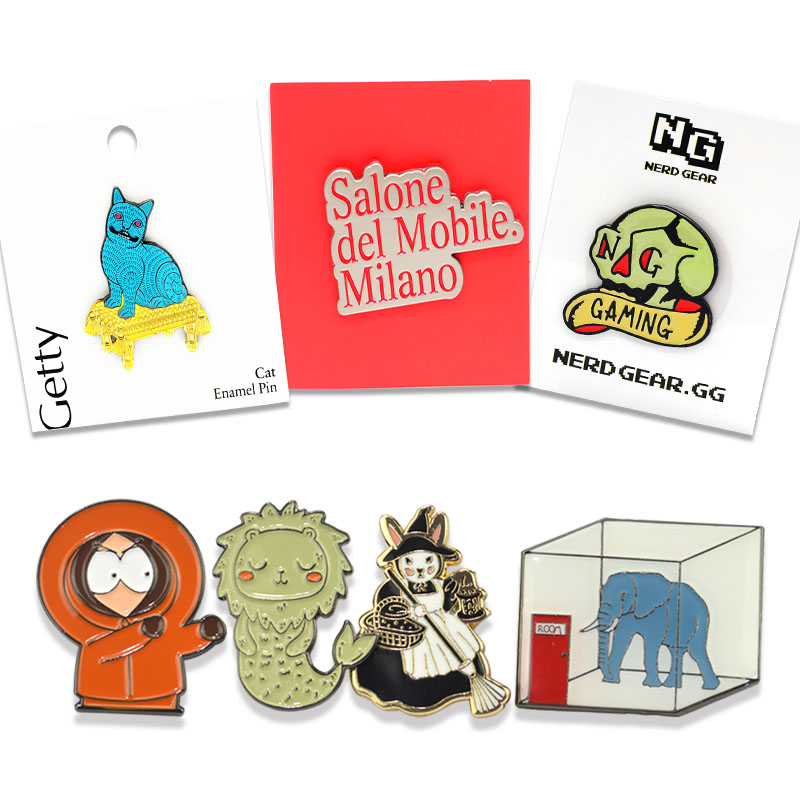 Wholesale Manufacturer Design logo Custom Enamel Pin Packaging Novelty Pins Lapel Pin