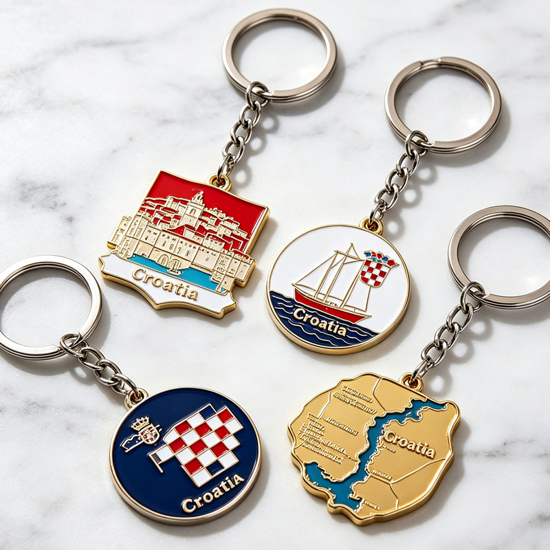 Custom Metal Souvenir Keychain Personnalis&eacute;es Custom Name Keychain Charms High End Stainless Steel Keychain