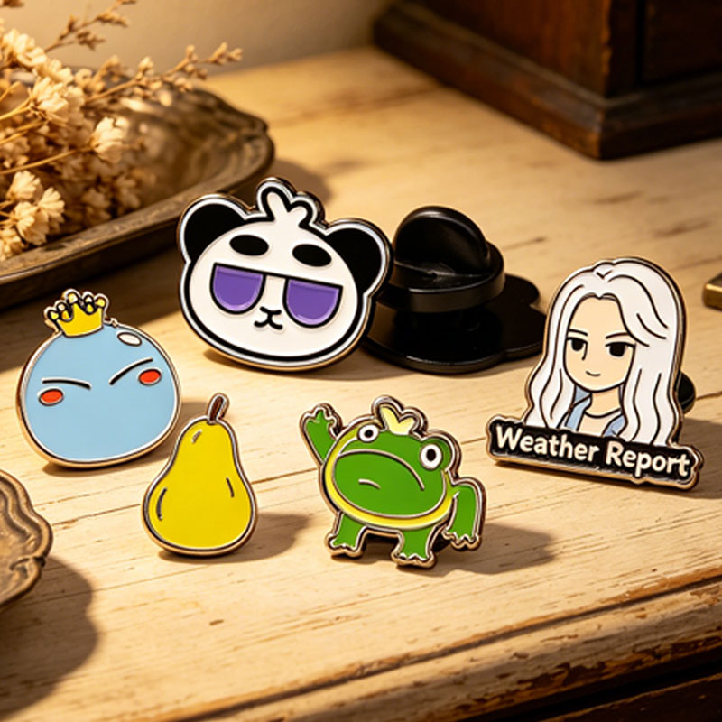 Wholesale Manufacturer Design logo Custom Magnetic Lapel Pin Cute Metal Custom-made Pins for Decoration
